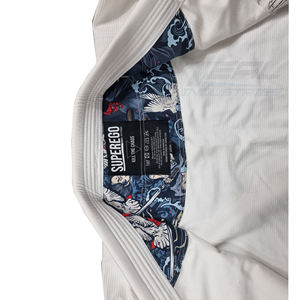 Jiu jitsu gi kimonos 100% coton 350 gsm 450 gsm 550 gsm veste en tissage de perles 10oz 12oz pantalon en coton ripstop/twill logos personnalisés - Product Image 3