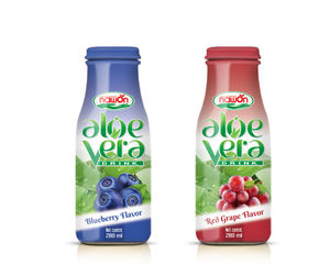 NAWON OEM Purée de jus d'aloe vera 280ml en bouteille de verre avec grenade, fruit de la passion, mangue et corossol 10 Brix - Fournisseur en gros - Product Image 6