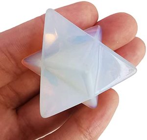 Estrella de Merkaba de Opalita Tallada en Cristal, Venta al por Mayor de Gemas - Product Image 2