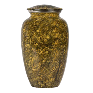 Urna de cremación hecha de metal Diseño elegante Suministros funerarios Urnas de cenizas humanas conmemorativas para servicios de entierro a bajo precio - Product Image 5