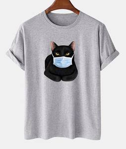 T-shirt à manches courtes col rond tendance pour hommes haute qualité 100% coton imprimé sur mesure Nice Smart vente en gros pas cher prix tissu tricoté - Product Image 5