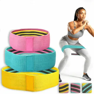 Custom Logo Gym Workout Hip Circle Resistance Bands for Legs and Booty High Quality Yoga Squat Fitness Bands Elastic Bands