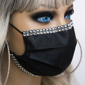 ---- BEAUTIFUL--NEW--ELEGANT--DESIGNER ACCESSOIRES VISAGE AVEC BEAUTIFUL----HAND EMBROIDERY--2021... - Product Image 1