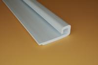 Profilé d'angle en PVC en forme de L à 90 degrés LX LX-5150 52,3*19,3*5mm, design traditionnel, profilés extrudés pour l'extérieur des bâtiments hôteliers, Chine