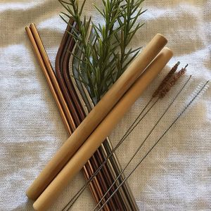 Brosse à paille en bambou personnalisable Offre Spéciale Accessoires de verres non toxiques écologiques pour boissons et boissons - Product Image 4