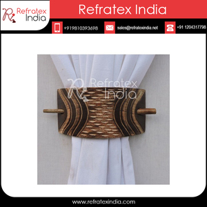 <b>Curtain</b> Tieback for Wooden Style Bulk Supplier and Manufacture by Refratex India Made in India for Best Quality and Low Price - Product Image 4