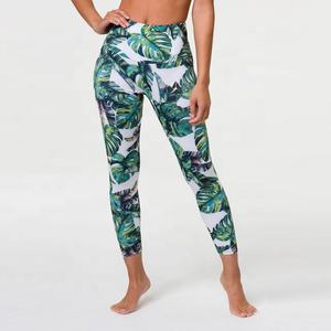 Leggings de Yoga para Mujer, Camuflaje, Largos, con Bolsillos, Cintura Alta, Spandex/Poliéster, para Gimnasio, Entrenamiento, Running, Deportes, PIHA SPORTS - Product Image 1