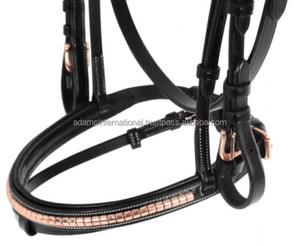 Rose Gold Horse Clincher Bridle High Quality Leather <b>Fitting</b> <b>Best</b> in Class Product - Product Image 3