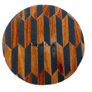 Eco-Material Wood and Resin Tea <b>Coasters</b> Table Accessories Tableware Drinking <b>Coasters</b> Modern Home Tea Cup <b>Coasters</b> Placemats - Product Image 1