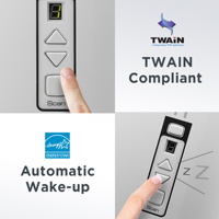 Plustek T300 A3 Scanner per documenti di grande formato-Duplex ad alta velocità con alimentatore automatico di documenti da 100 fogli (ADF), supporto TWAIN