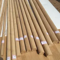 100% natural de bambú ecológico, materias primas de bambú cepillo de dientes stick