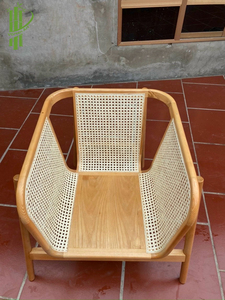 เก้าอี้หวายธรรมชาติสำหรับเฟอร์นิเจอร์กลางแจ้งสำหรับโรงแรมรับประทานอาหารห้องนอนการประชุมเชิงปฏิบัติการ-ของตกแต่งร้านกาแฟ - Product Image 6