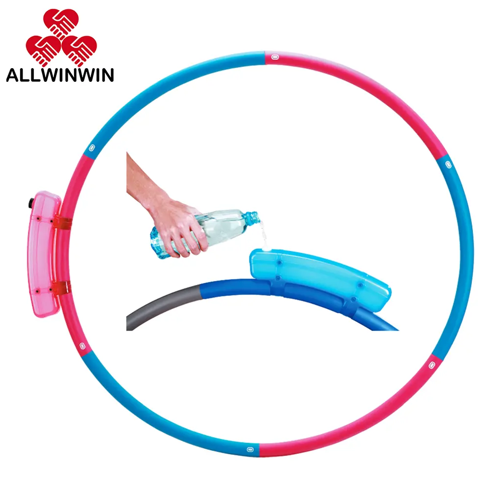 ALLWINWIN HLH16 Huula Hoop - Water Filled Weighted 100cm 500cc + 1420g