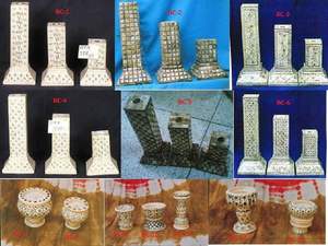 Support de bougie de Noël en os d'animal antique de style royal, fait à la main, écologique, forme personnalisable, décoration de la maison - Product Image 5