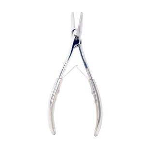 Nueva llegada Alicates curvos para extensiones de cabello en forma de U Acero inoxidable con estuche de transporte acolchado - Product Image 3