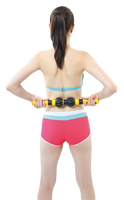 ALLWINWIN MSK07 Bâton de massage - Rouleau de massage musculaire souple et détachable à 2 billes pour les jambes
