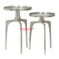 Table de chevet centrale en forme de Capsule, moderne, doré, de haute qualité, pour salon