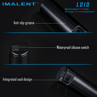 IMALENT LD10 lampe de poche LED taille pouce 1200 lumens torche avec écran OLED pour les besoins d'edc