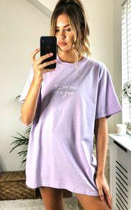 T-shirt oversize pour filles avec les derniers designs à la mode Qualité supérieure avec impression personnalisée avec tissu respirant - Product Image 4