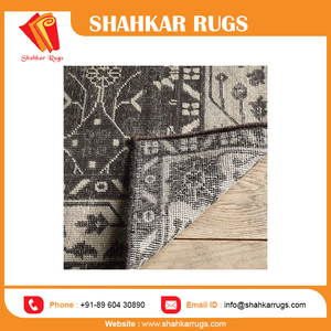 Tapis indien de laine noué à la main de style moderne Offre Spéciale tapis de prière à tissage plat en peluche pour l'espace de la chambre au prix de gros - Product Image 5