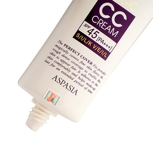 Aspasia Magic CC Cream, Protector Solar, Protección UV, Antiarrugas, Base de Maquillaje Iluminadora, Cosmético Coreano Hecho en Corea - Product Image 2