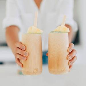 100% tasse en bambou biologique/tasse de crème glacée en bambou/tasse en bambou en gros avec Logo Laser d'Eco2go Vietnam - Product Image 4