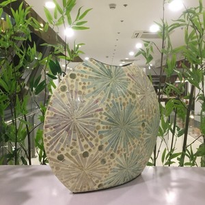 Original mother of pearl vase, round shaped mother of pearl vase, nice shaped vase for decor - Product Image 2