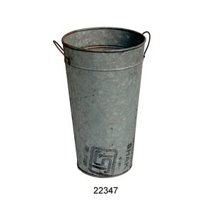 Cubeta Metálica Galvanizada Más Vendida con Asa de Madera para Hogar y Jardines, Cubetas Galvanizadas Económicas y de la Mejor Calidad - Product Image 5