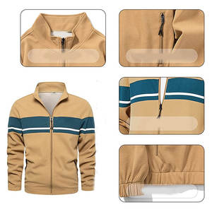 Conjunto de Sudadera y Pantalones Deportivos Casuales para Hombre, Traje Deportivo para Correr, Pantalones con Cierre Completo, Chaqueta Deportiva con Bolsillos - Product Image 5