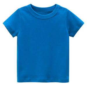 Wholesale Organic Cotton Kids T-<b>Shirt</b> Custom Logo Heavy Screen Printed Sustainable Oversized Collar Knitted for Spring Season - Product Image 3