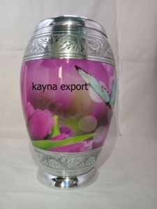 New Arrival Kayna Export Doves Beautiful American Style Adult Urn for Burial Loved One Aluminum 200 Cubic Inch Capacity - Product Image 3