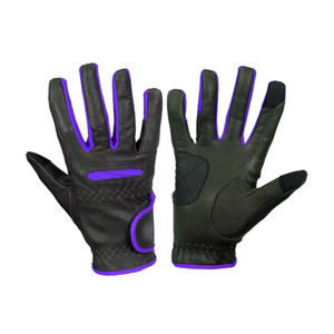 Vente d'usine divers écran tactile en daim léger nouvelle mode confortable doigt complet équitation gants en cuir synthétique - Product Image 3