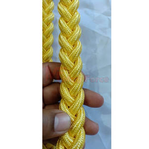 Cordón de vestido profesional en Color dorado con tela de alambre de lingotes Cordón de vestido duradero con tamaño personalizado - Product Image 4