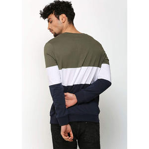 Custom Three Tone Color 100% Cotton <b>Long</b> <b>Sleeve</b> <b>T</b> <b>Shirt</b> Oversize <b>Men</b> Full <b>Sleeves</b> <b>T</b>-<b>shirt</b> Unisex <b>Men</b> Quick Dry Summer <b>T</b> <b>Shirt</b> - Product Image 3