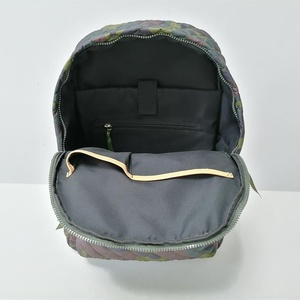 Trapunta Delle Ragazze Delle Donne Viaggi di Lavoro Ufficio Uso <span class=keywords><strong>Zaino</strong></span> <span class=keywords><strong>con</strong></span> Vano Del Computer Portatile della Tela di Canapa <span class=keywords><strong>Zaino</strong></span> Borsa Unisex Geometrica Nazionale Della Chiusura Lampo - Product Image 4