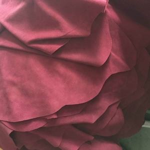 Cuero de ante dividido de vaca versátil para textiles para el hogar muebles sofás zapatos bolsas coches para uso decorativo patrón terminado - Product Image 2