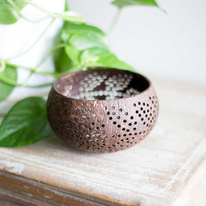 ธรรมชาติกะลามะพร้าวหรูหราเชิงเทียนนอร์ดิกผู้ถือเทียนในกลุ่ม - Product Image 2