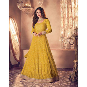 Salwar Kameez para mujer, bordado, indio, paquistaní, con Dupatta - Product Image 3