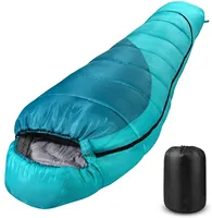 Sleeping Bag Waterproof 3-4 Season Cold Weather Adults Mummy Sleeping Bag Outdoor Camping Traveling