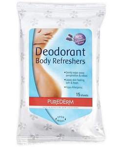 PUREDERM Déodorants et rafraîchisseurs corporels (15 pièces) – Lingettes en coton pur pour adultes, nettoyage stérile, soins du visage, cosmétiques coréens K-Beauty - Product Image 1