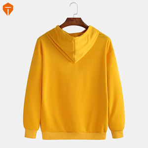 Sudadera con capucha para hombre y mujer, ropa de calle de alta calidad, con forro polar de rizo francés, Logo personalizado, color blanco, 100% algodón - Product Image 2