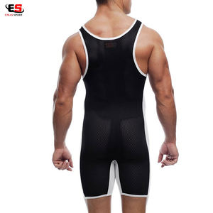 Nouveau Gym formation lutte maillots unisexe levage haltérophilie sur mesure maillots pour combat porter 100% Polyester haut - Product Image 6