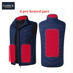 เสื้อกั๊กให้ความร้อน9สถานที่,ใหม่เสื้อแจ็คเก็ตให้ความอบอุ่นสำหรับผู้ชายผู้หญิงเสื้อผ้าให้ความอบอุ่นเสื้อกล้ามล่าสัตว์แจ็คเก็ตให้ความร้อนในฤดูหนาว - Product Image 3