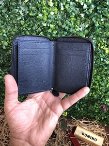 Cartera minimalista de cuero genuino para hombre, billetera de piel auténtica, 2023 - Product Image 6