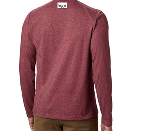 Equipo de manga larga para hombre, 67% poliéster, 33% algodón, protección solar importada - Product Image 5