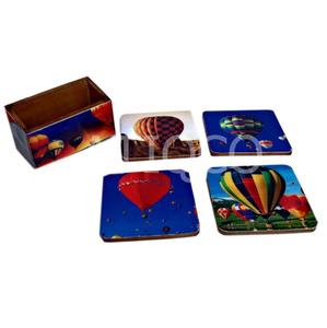 Best Selling Stylish Wooden <b>Coaster</b> <b>Set</b> with Customized Printed Designs Modern <b>Placemat</b> Wood <b>Coasters</b> unique Prints - Product Image 1