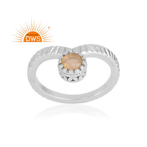 Bague en argent sterling pour fiançailles, pierre précieuse naturelle, bijoux en opale éthiopienne, empilables, vente en gros - Product Image 2