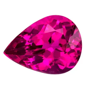 “5x 7毫米梨切天然粉红色电气石” 批发价格优质刻面宽松宝石 | 天然电气石 |