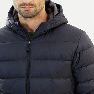 Pakistan Manufacture <b>Men's</b> Winter Woolen Puffer <b>Jacket</b> <b>Smart</b> <b>Casual</b> Hooded with Zipper Closure Custom Size and OEM Service - Product Image 5
