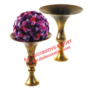 Vase à fleur moderne en forme de trophée doré pour salon chambre Vase en aluminium Offre spéciale Vase à fleur en métal avec dessus de table - Product Image 4